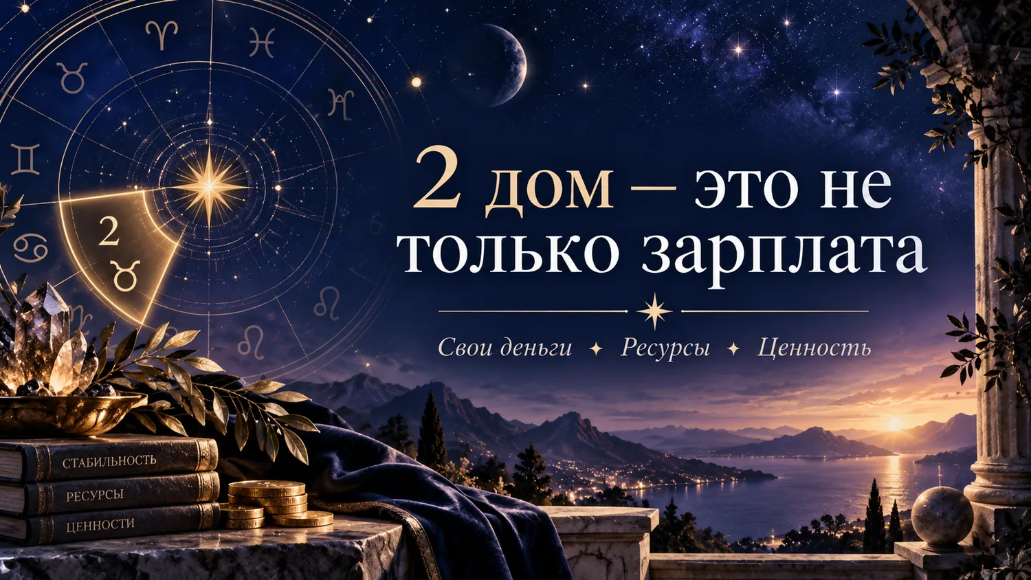 Обложка статьи о втором доме, деньгах, ресурсах и ценности